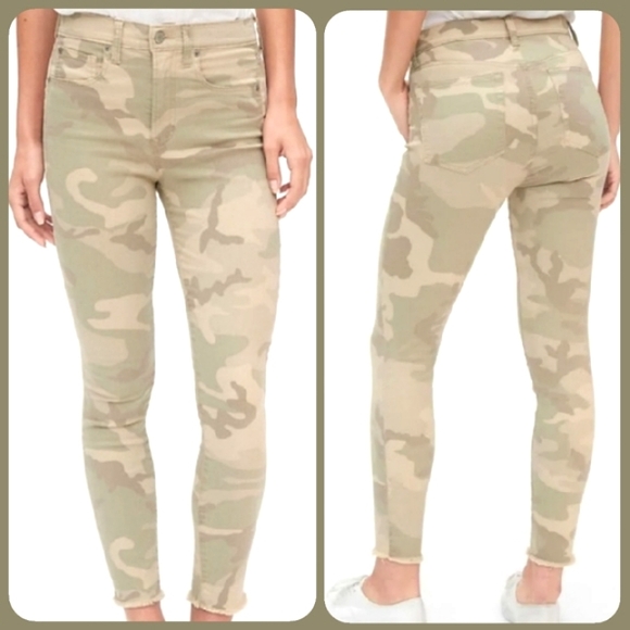 GAP Denim - NWT Gap High-Rise Skinny Camo Jeans
